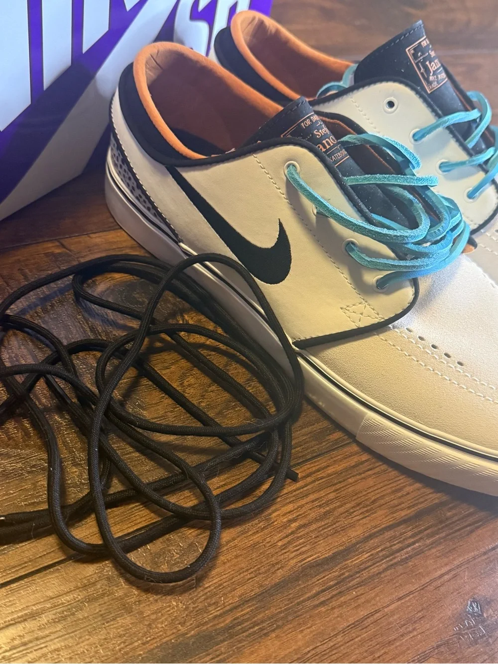 Nike SB Janoski OG+ Olympic Phantom Chlorine Blue Black Bright Men's 9.5